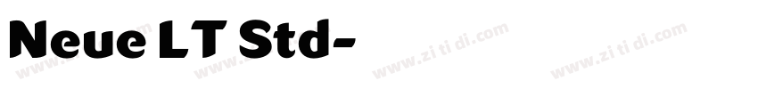 Neue LT Std字体转换